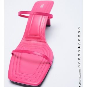 Zara heeled sandals bloggers fav - NEW